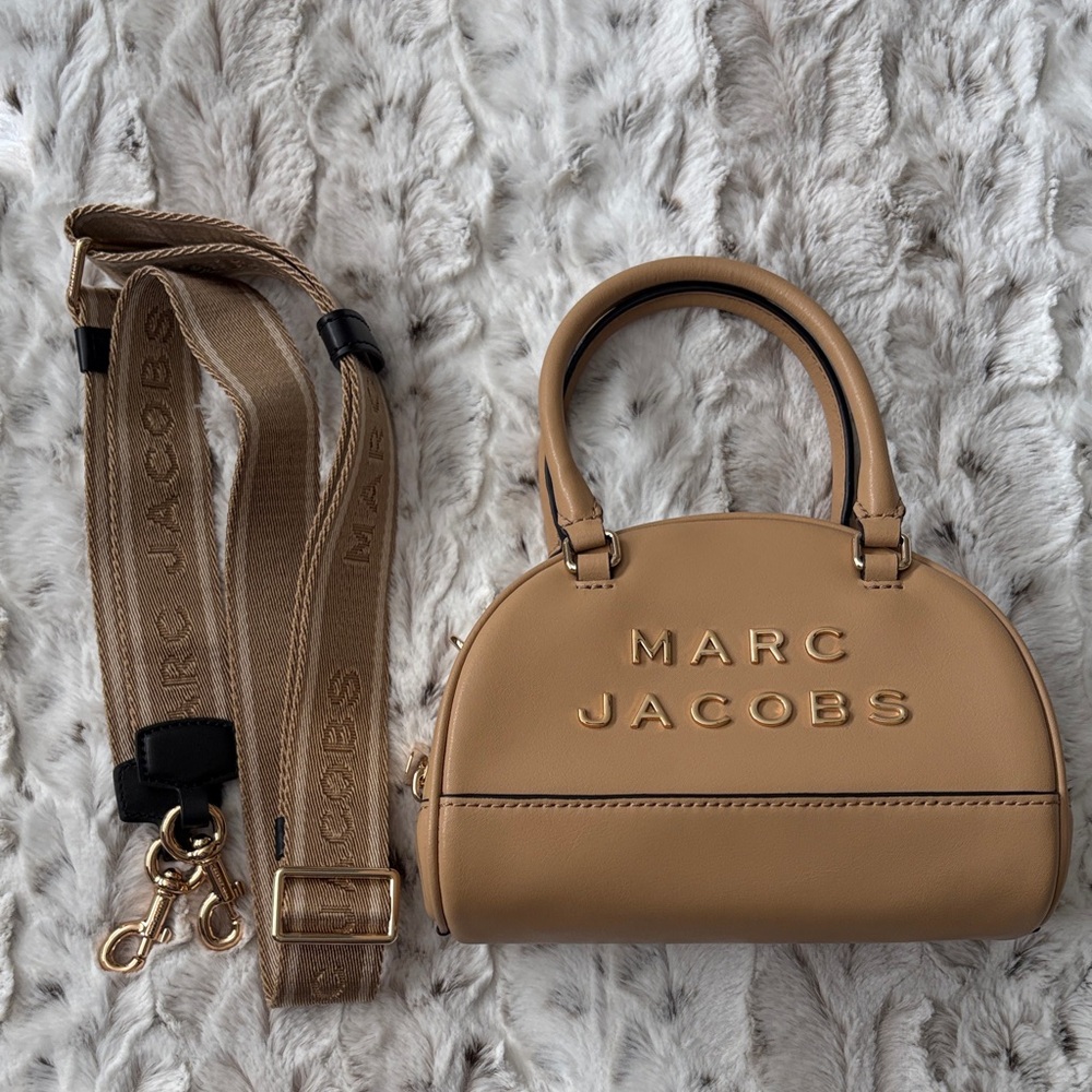 Marc Jacobs Tan Mini Bag with Crossbody Strap